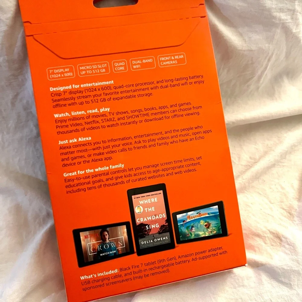 👑✅PRICE FIRM✅ Amazon Fire 7 Tablet 16gb - Sealed Black. Brand New!